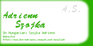 adrienn szojka business card